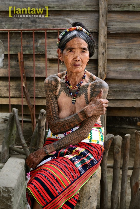 Whang-Od, a tattoo artist from Kalinga, Mountain Province